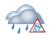 Regen, örtlich gefrierend Regen, örtlich gefrierend
