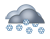 starker Schneefall starker Schneefall
