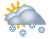 im Laufe des Tages Schneefall im Laufe des Tages Schneefall