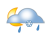 örtlich Schneeregenschauer örtlich Schneeregenschauer