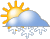 Abend: Schneeschauer