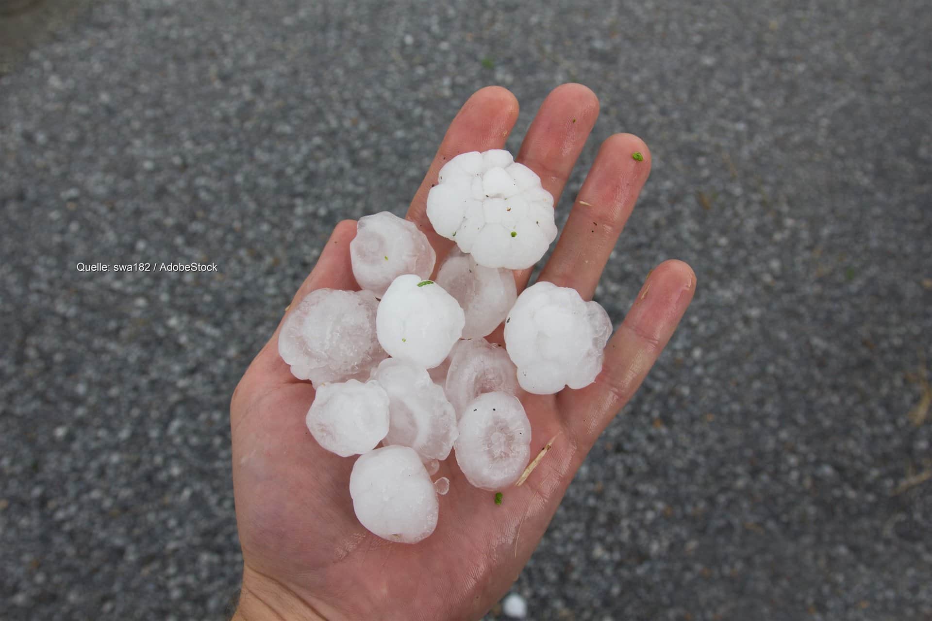 Hagelgewitter in Mitte und Süden: danach Temperatursturz