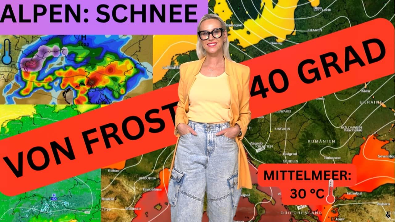 Unwetter in Europa: Hitze, Starkregen, Alpenschnee Folgen für Deutschland