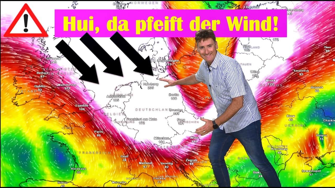 Stürmischer Jetstream über Hamburg: Wetterlage kippt mit Regen und Wind