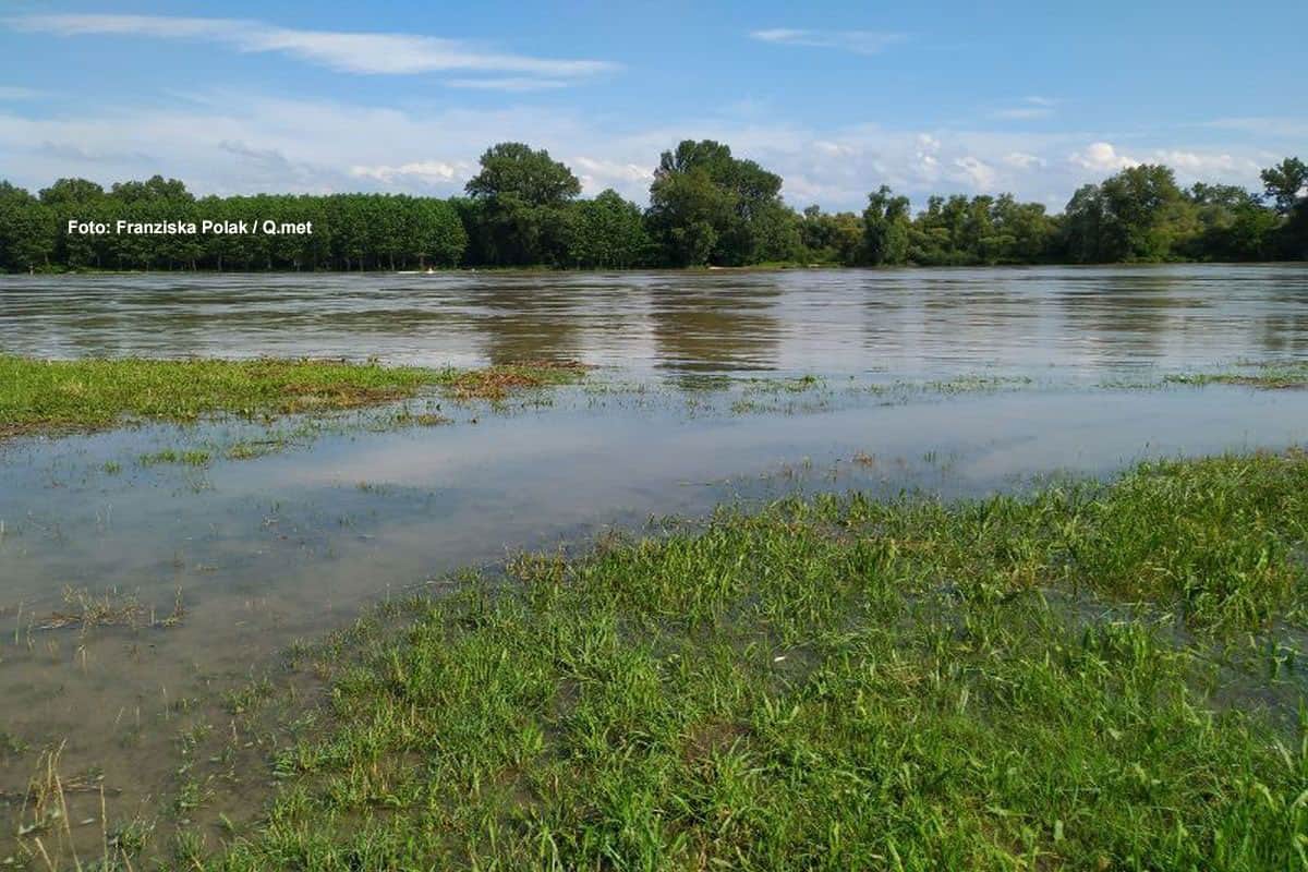Pegel steigen an! Hochwasser-Vorwarnung!