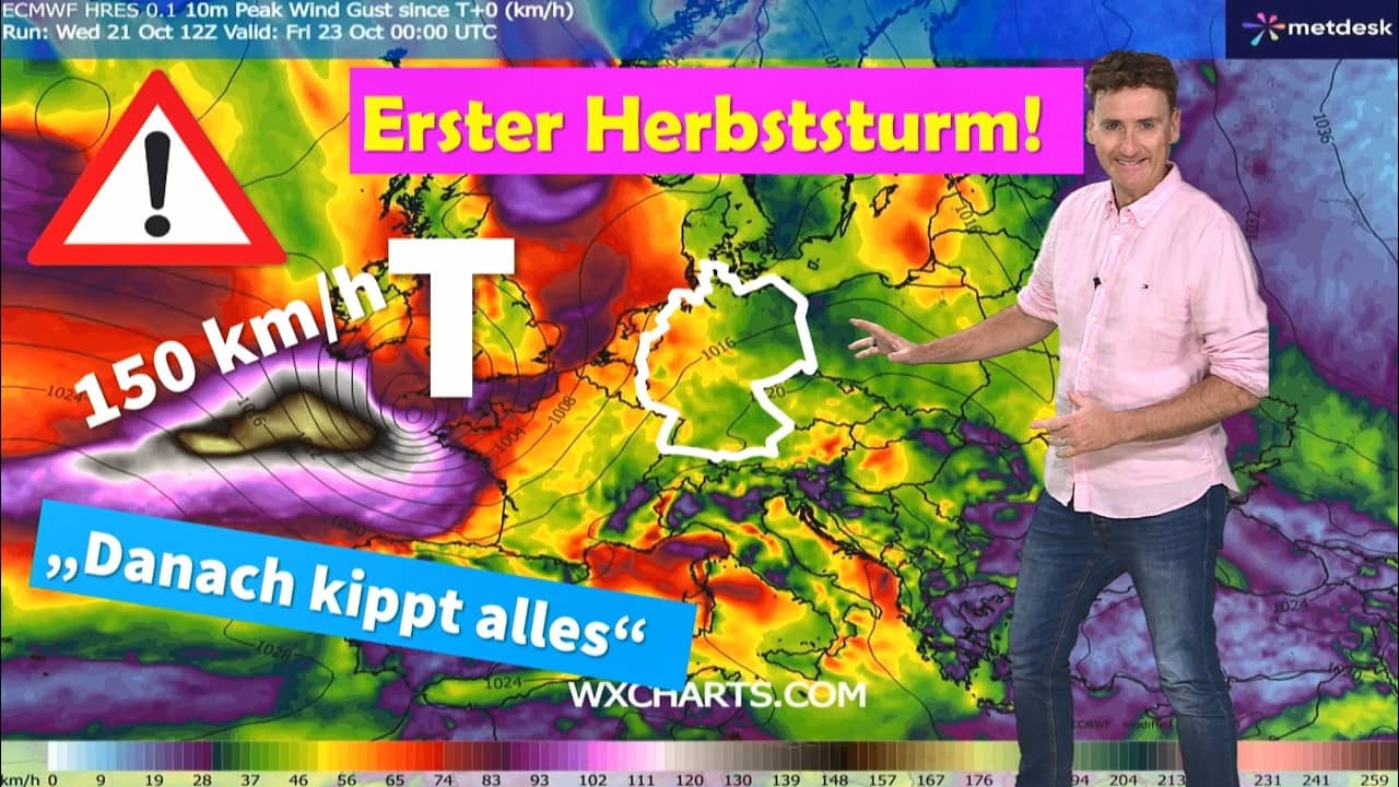 Sturm und Regen am Freitag: gefährliche Glätte droht in Deutschland