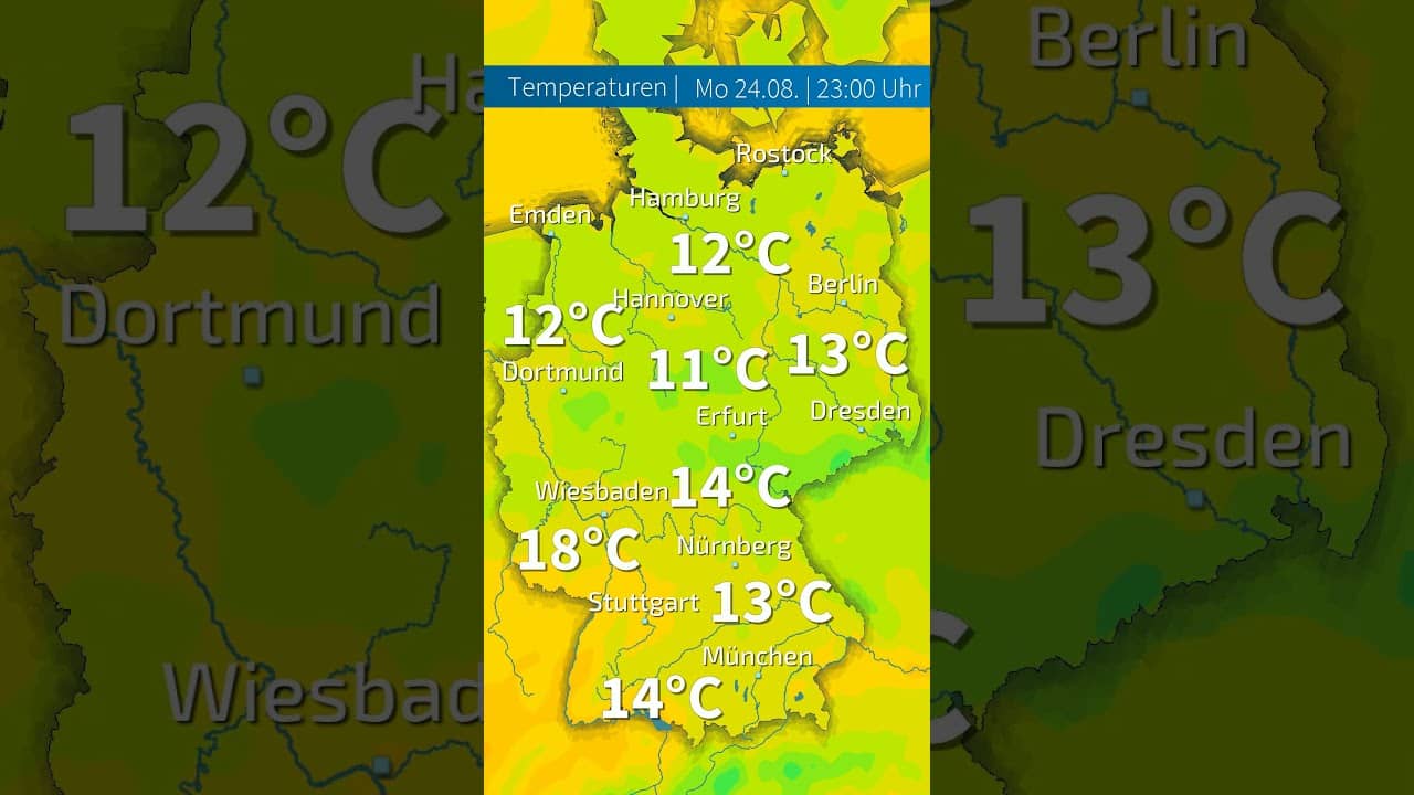 Unglaubliche Temp.-Achterbahn: Erst nur 1 Grad, dann über 32 Grad  und danach kommt der Absturz!