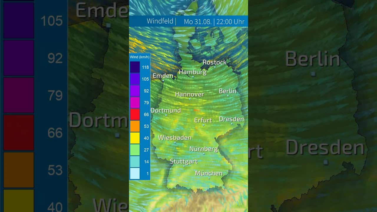 Sturm-Montag: Fast ganz Deutschland wird durchgepustet  auf dem Brocken bis 95 km/h!