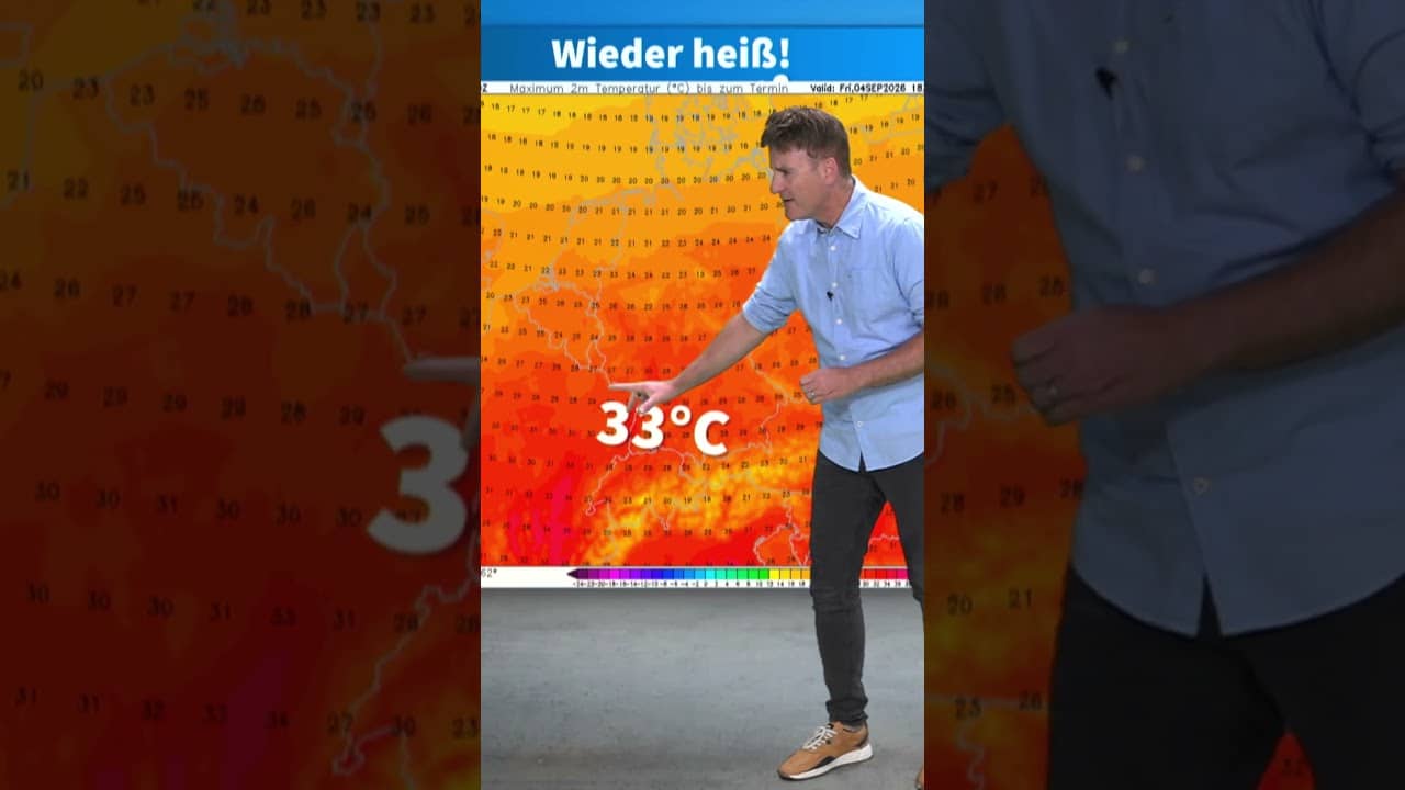 Der Sommer meldet sich zurück: bis 33 Grad am Freitag  aber heute wird's brenzlig