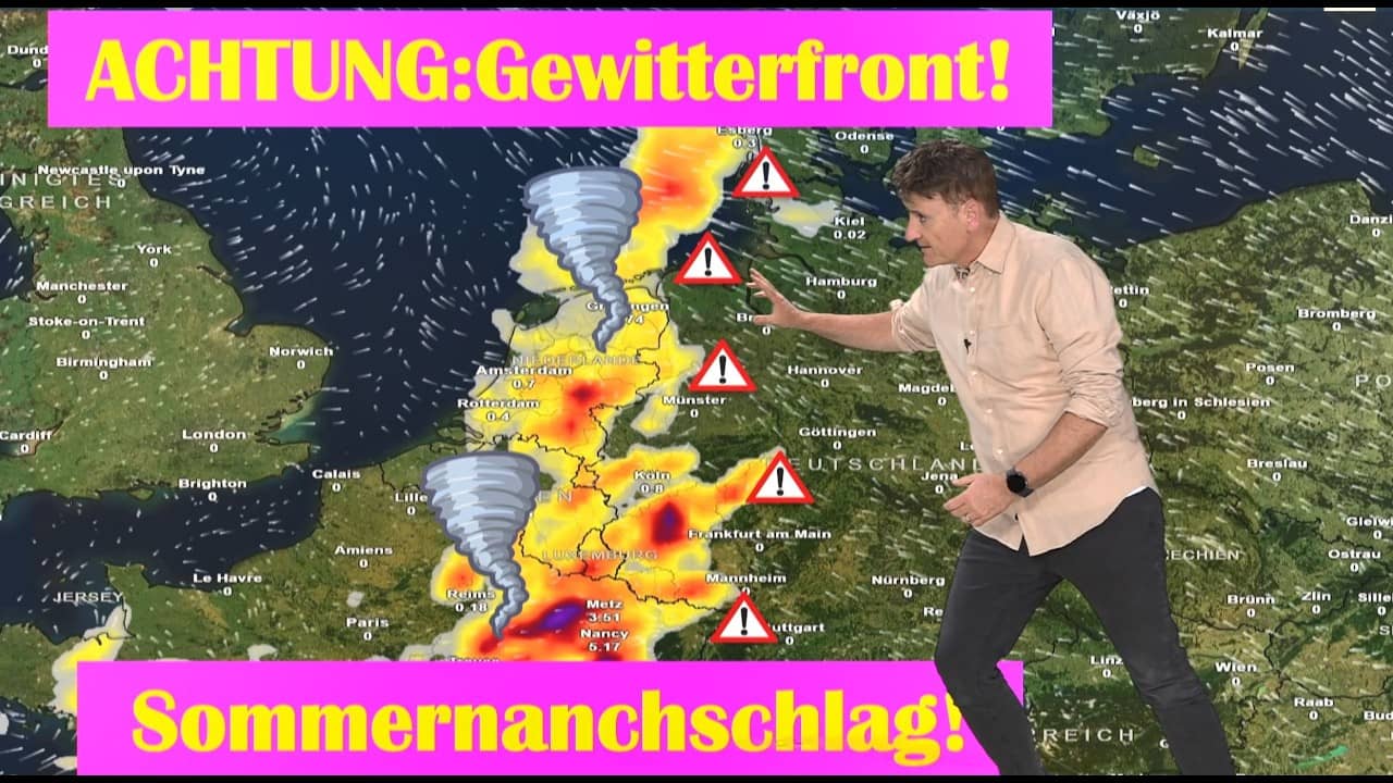 Der große KNALL am Donnerstag! Tornados, Hagel & schwere Unwetter  diese Woche hat es in sich