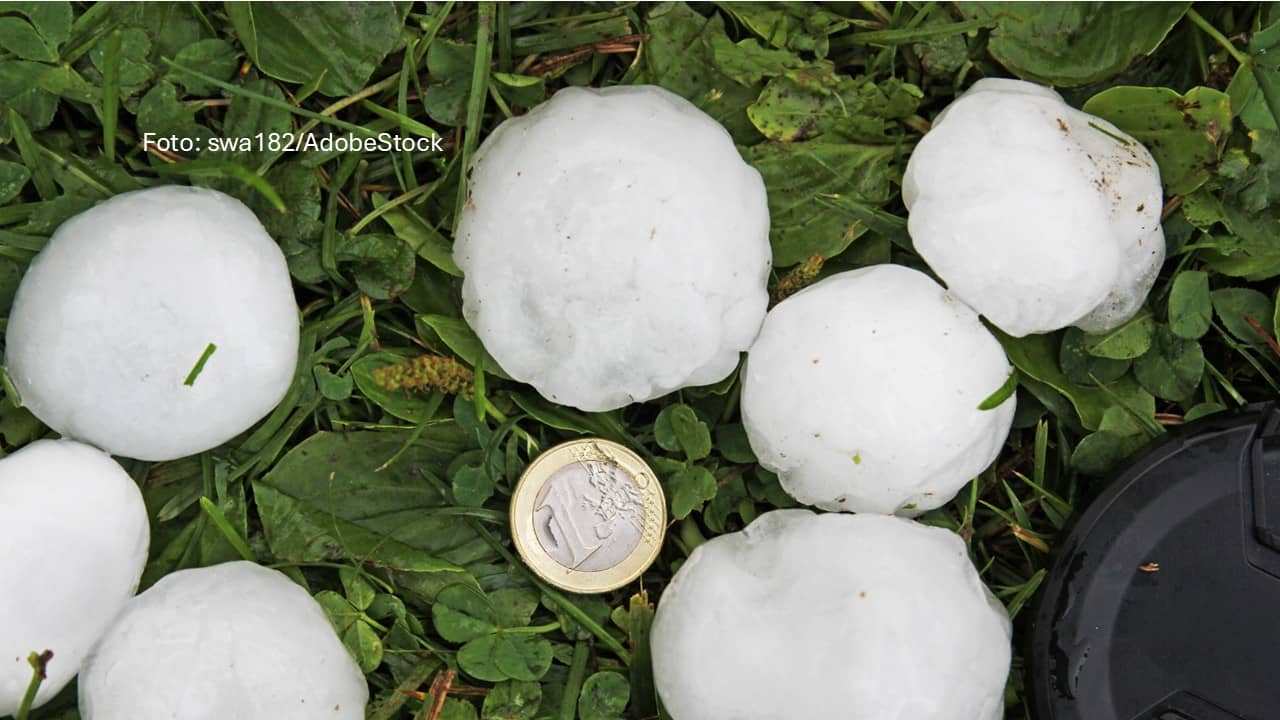 Tennisball-Hagel und Superzellen: Unwetter beenden Deutschlands Hitze