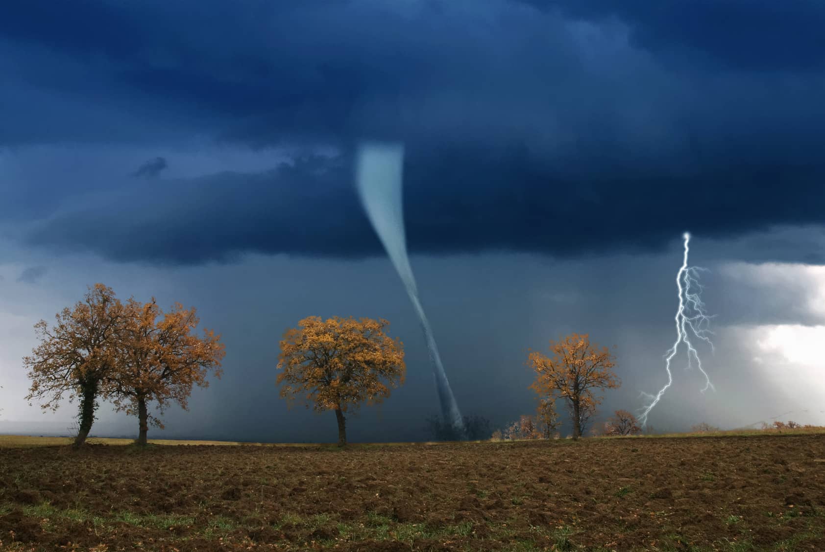 Tornados in Nebraskas Ort Bellevue