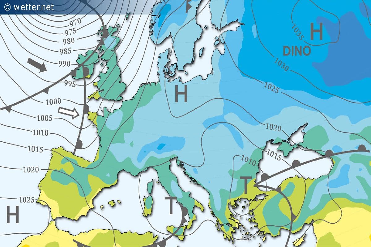 142 Jahre Wetterkarte