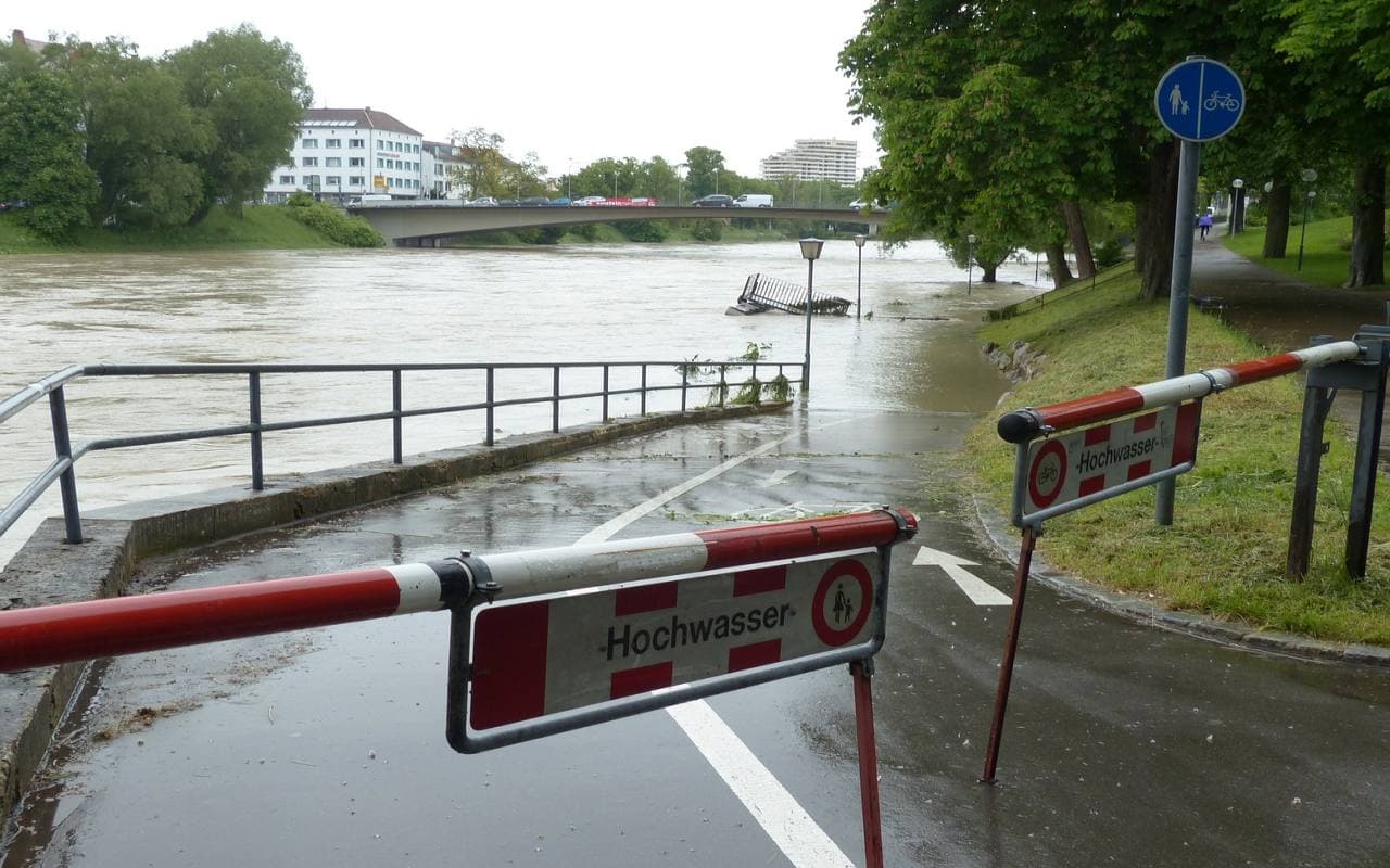Hochwasser am Rhein erreicht seinen Höhepunkt