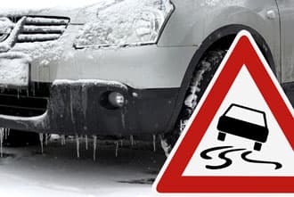 Noch Glätte durch Schnee – zunehmend aber trockener