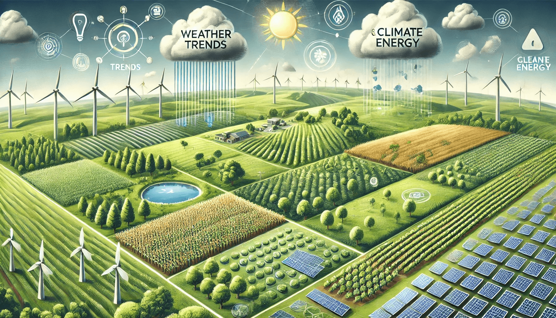 Wettertrends und erneuerbare Energien: Wie Grundstücke zum Klimaschutz beitragen können