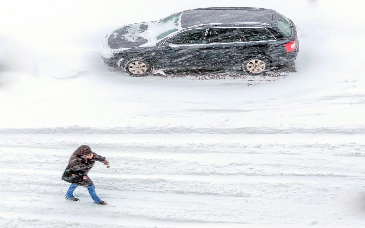 US-Ostküste im Wintersturm-Bann