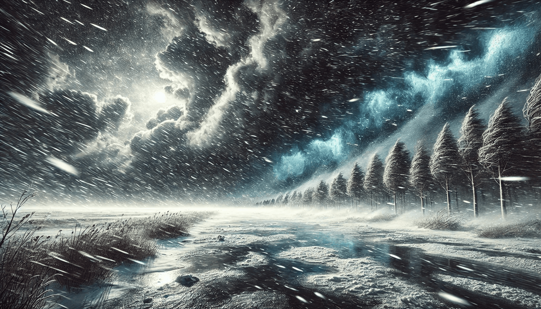 Regen, Sturm, Graupel, Schnee - Von Allem etwas!