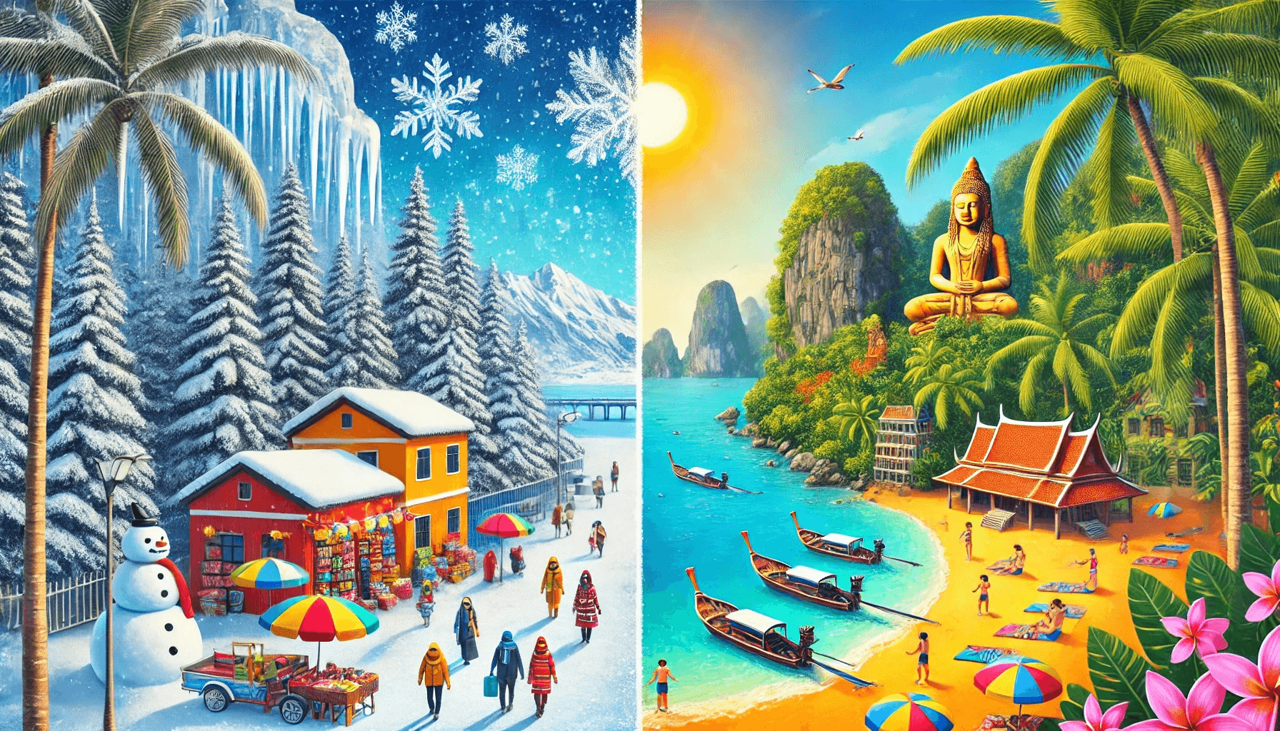 Dem Winterwetter mit einer Reise nach Vietnam oder Thailand entkommen