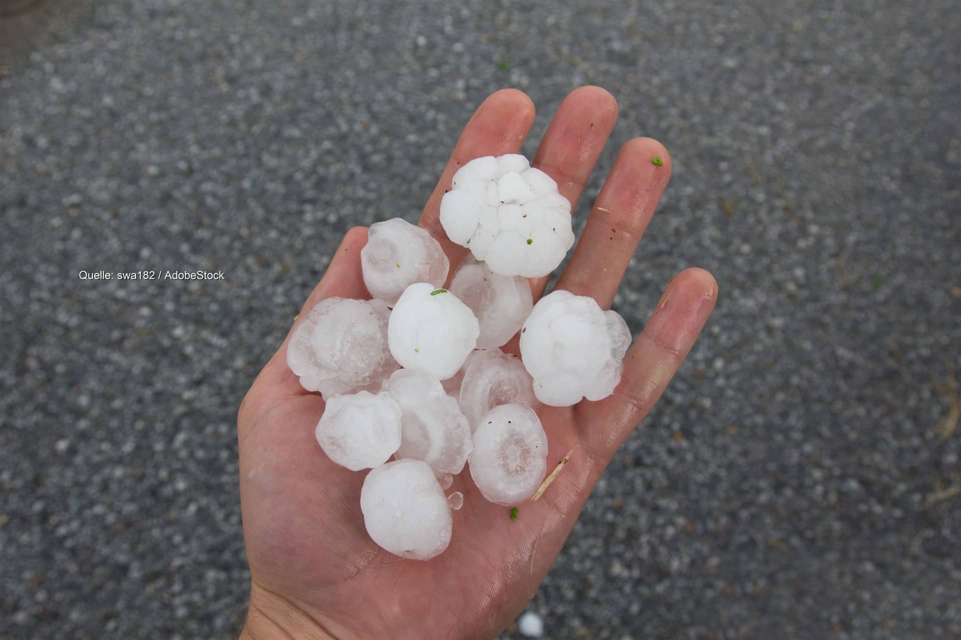 Hagelgewitter in Mitte und Süden: danach Temperatursturz