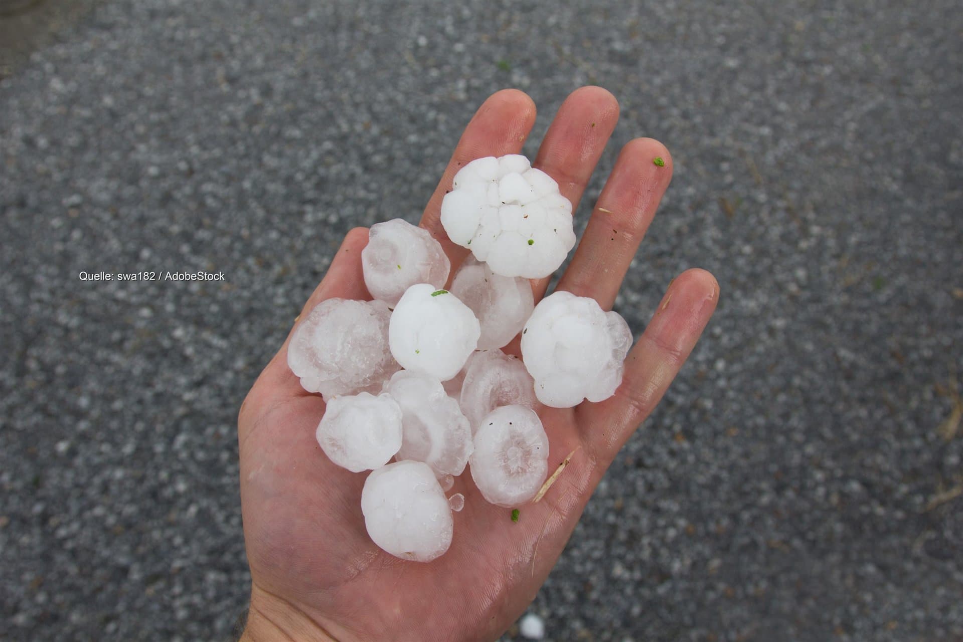 Hagelgewitter in Mitte und Süden: danach Temperatursturz