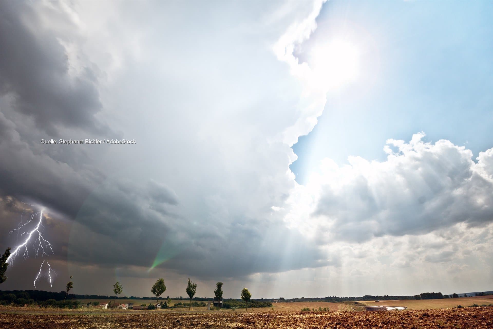 Schauer und Gewitter im Norden, im Süden bleibt es trocken