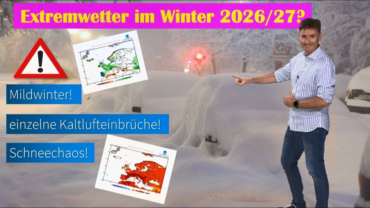 El Niño bringt Mildwinter in Deutschland, doch Frost und Schnee drohen