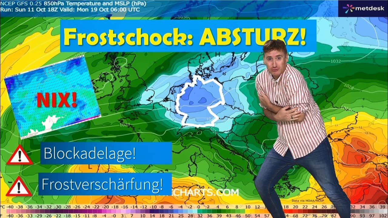 Kälteeinbruch in Deutschland: ab diesem Tag nachts kräftiger Frost