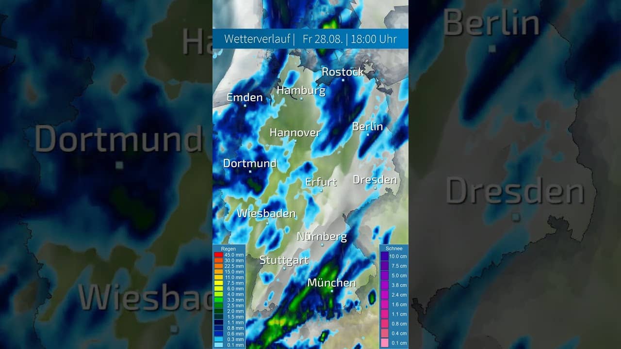SCHWERGEWITTER IM ANMARSCH! Wo heute Starkregen, Hagel und Orkanböen drohen
