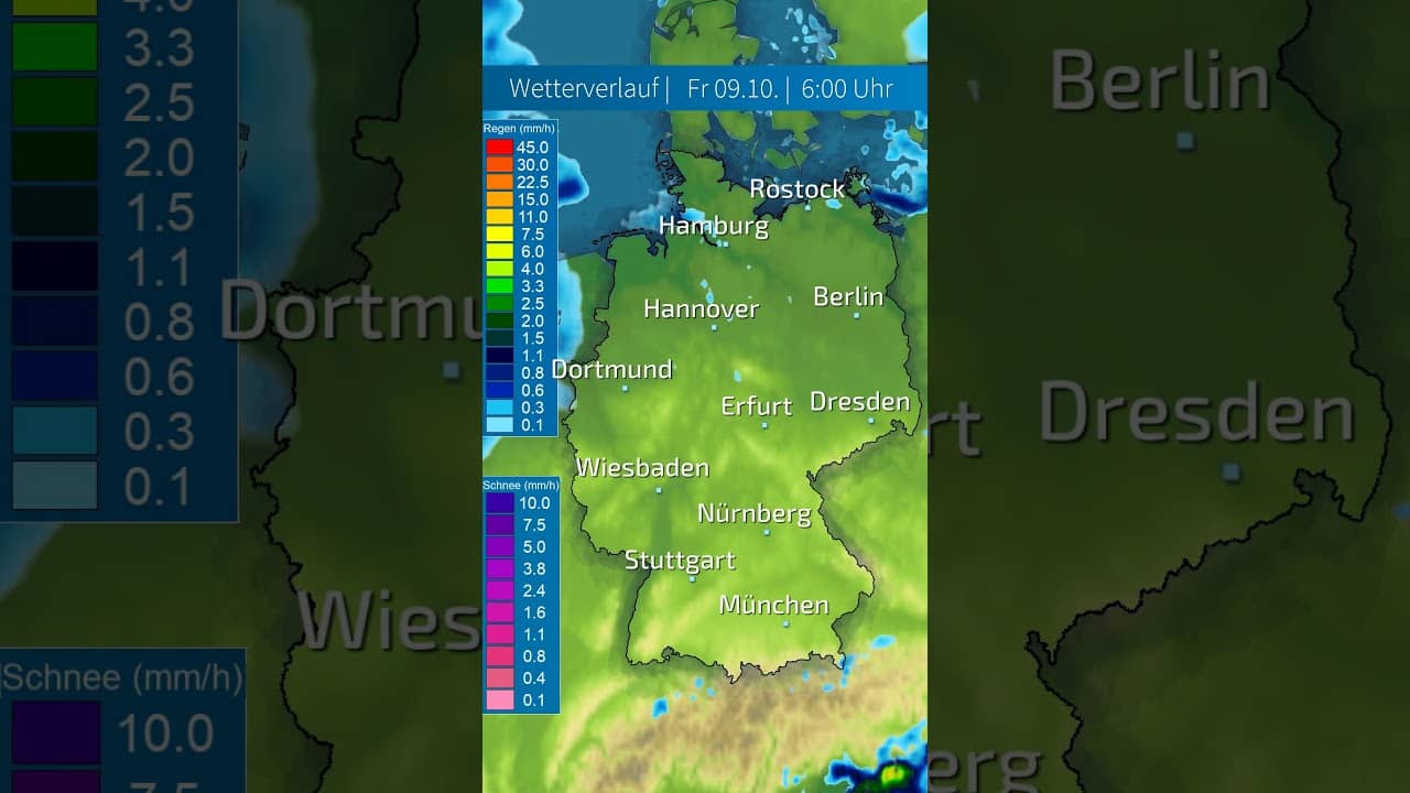 Regenfront zieht durch Deutschland: Hoch bringt danach wieder Sonne