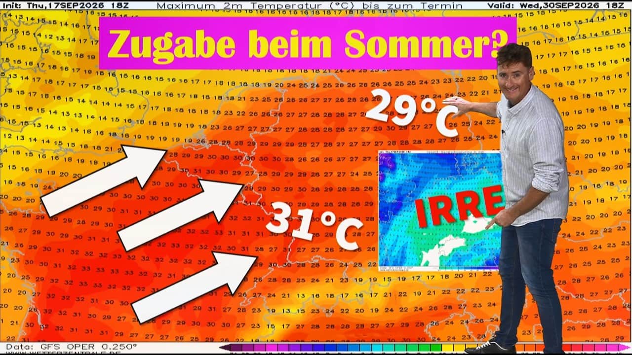 Spätsommerliche Wärme in Deutschland und früher Wintereinbruch möglich