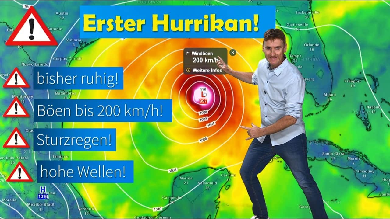 Hurrikan bedroht Atlantikraum Folgen für Herbstwetter in Deutschland