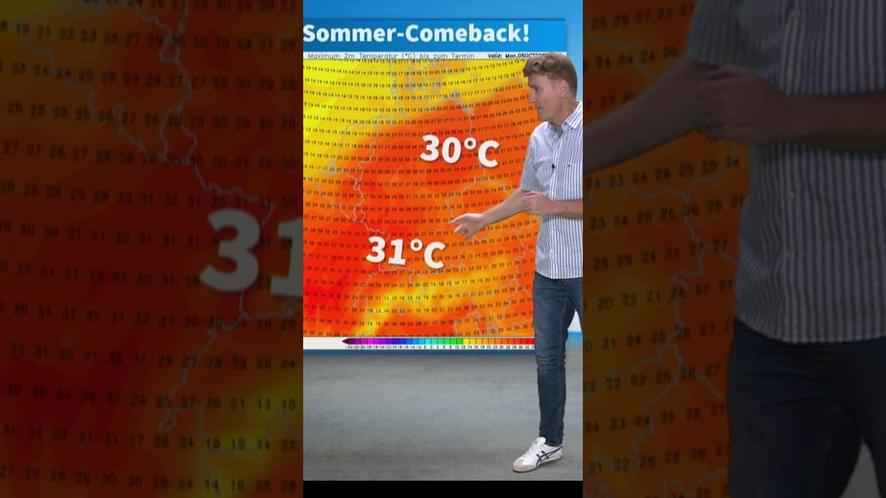 Warme Herbstwoche in Deutschland: ungewöhnlich mildes Wetter erwartet