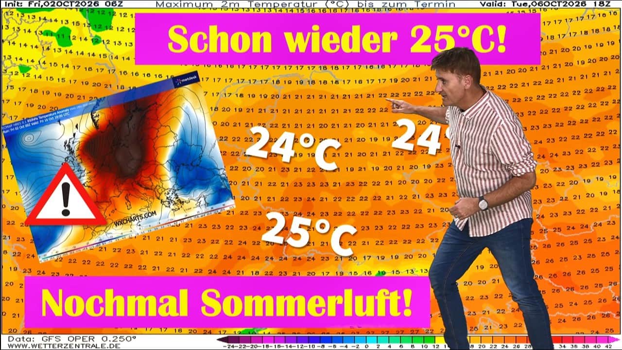 Unwettergefahr Mitte Oktober in Deutschland: ECMWF zeigt riskante Wetterlage