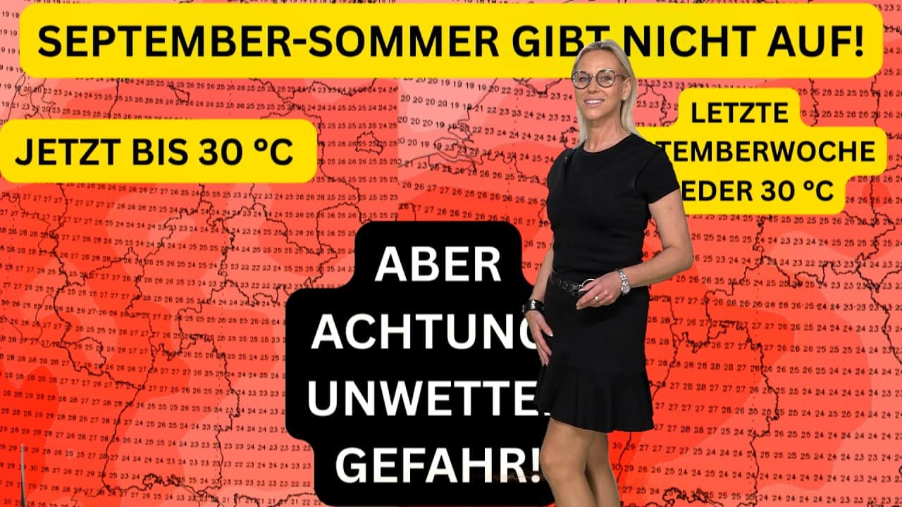 Unwetter mit Starkregen und Sturmböen in Deutschland September bringt kurzen Wetterumschwung zurüc