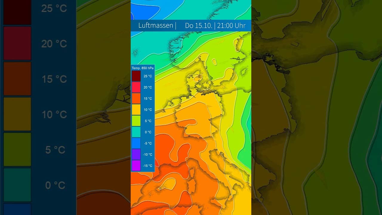 Kaltluft am Wochenende: wechselhaftes Wetter in Deutschland