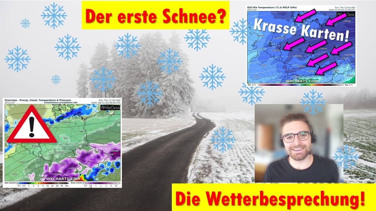 Frost und Schnee im Oktober: Gefahr glatter Straßen in Deutschland