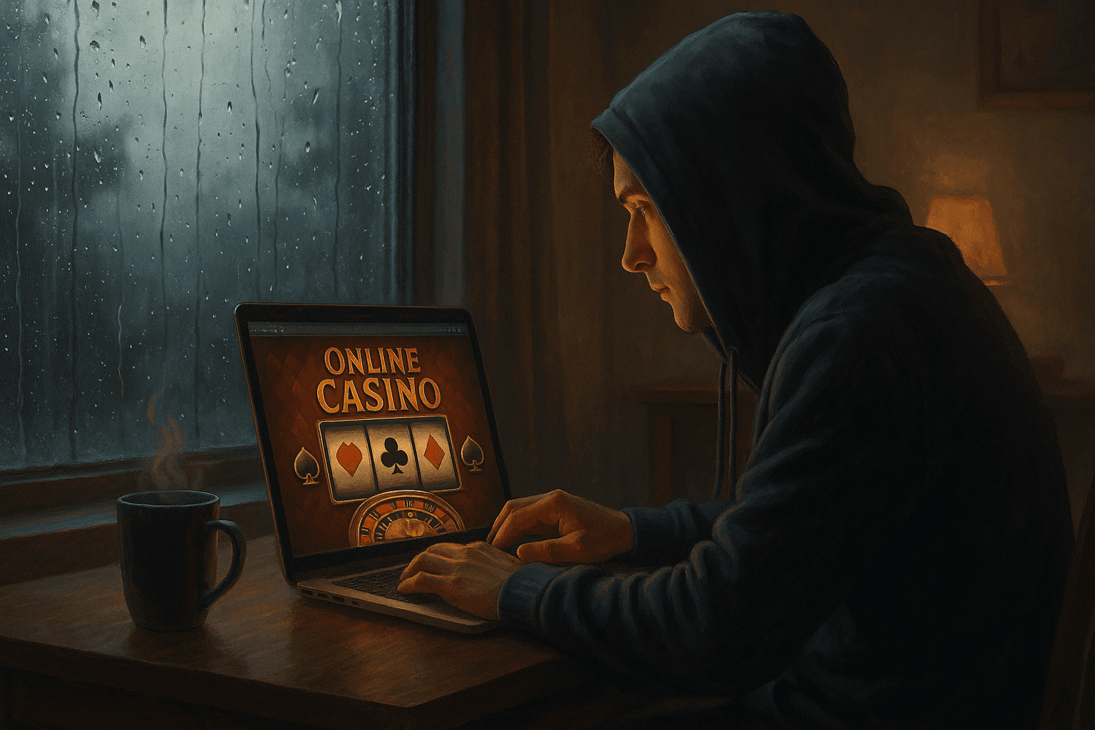 Steigert regnerisches Wetter die Lust auf Online Casinos?