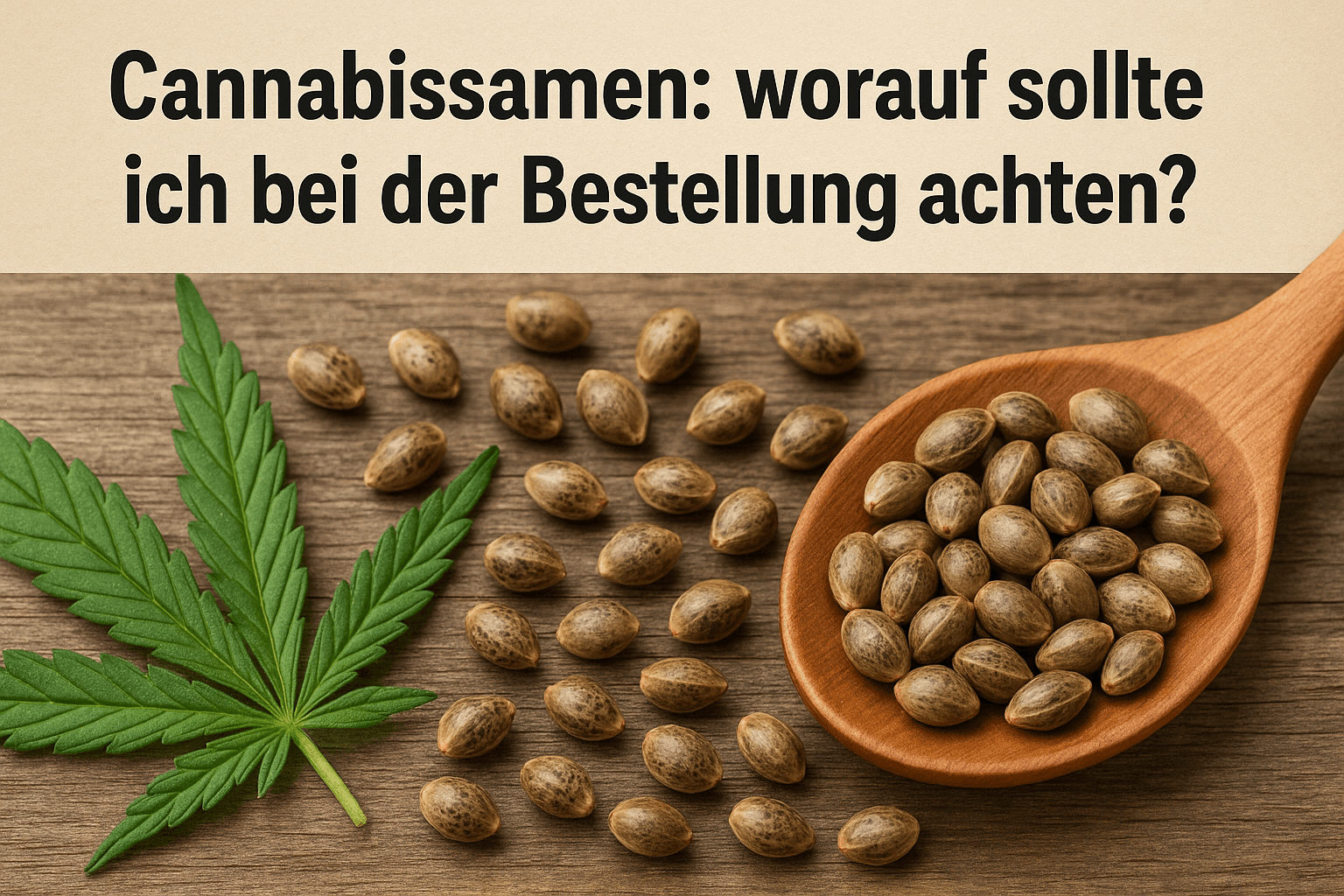 Cannabissamen: worauf sollte ich bei der Bestellung achten?