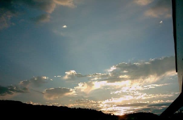 Sonne setzt sich häufig durch