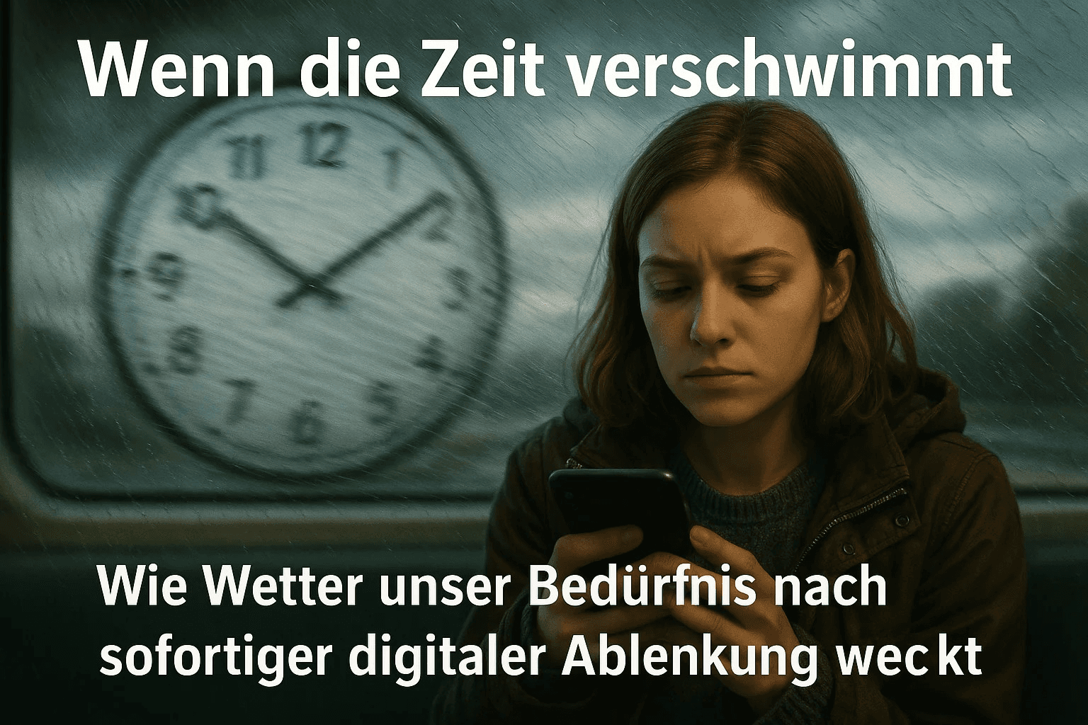 Wenn die Zeit verschwimmt – Wie Wetter unser Bedürfnis nach sofortiger digitaler Ablenkung weckt