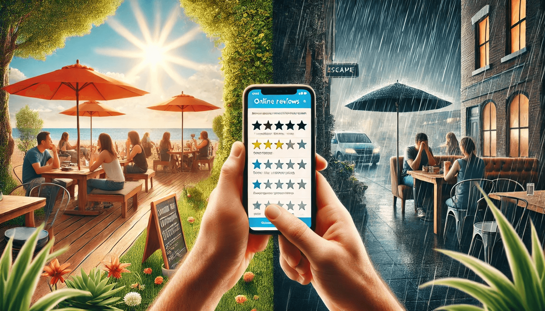 Wie beeinflussen Online-Bewertungen unser Freizeitverhalten bei jedem Wetter?
