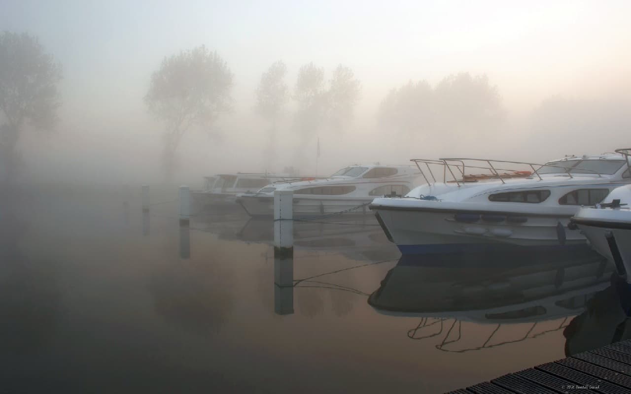 Wolken und Nebel, aber auch zeitweiliger Sonnenschein