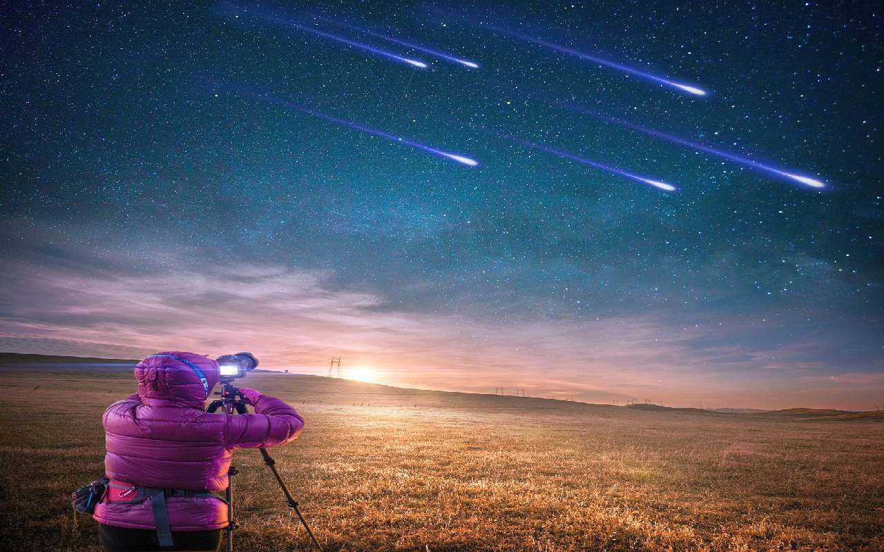 Osterwoche mit prächtigem Sternschnuppen-Regen – wenn da nicht der Vollmond wäre
