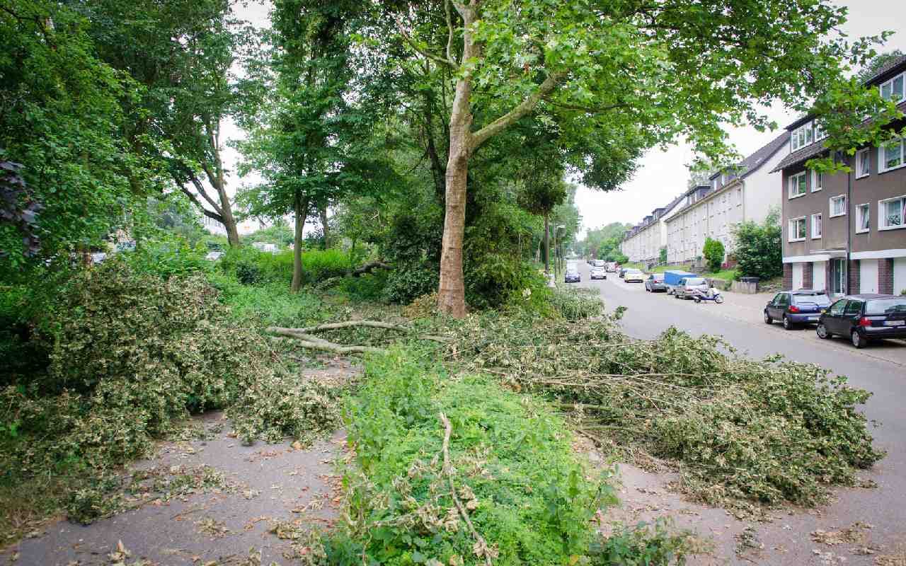 Unwetter hinterlassen Schäden