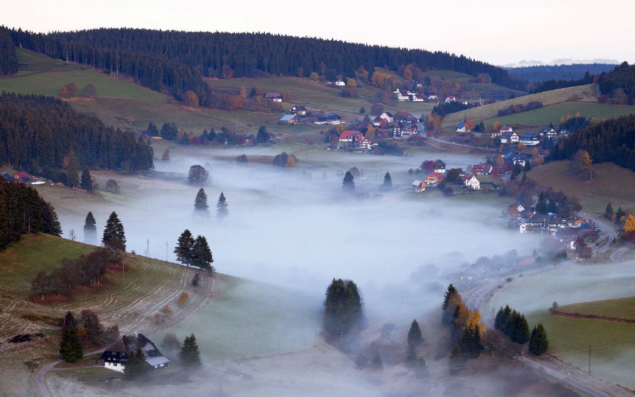 Goldener Oktober zwischen Dauernebel und Bodenfrost