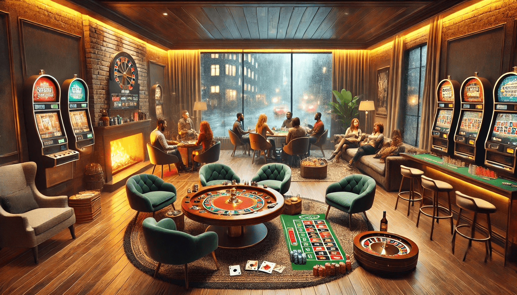 Casino-Spiele bei Schlechtwetter: Die besten Ideen für drinnen