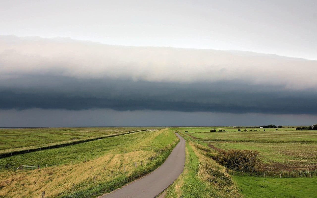 Gewittertief Wilma lässt es krachen