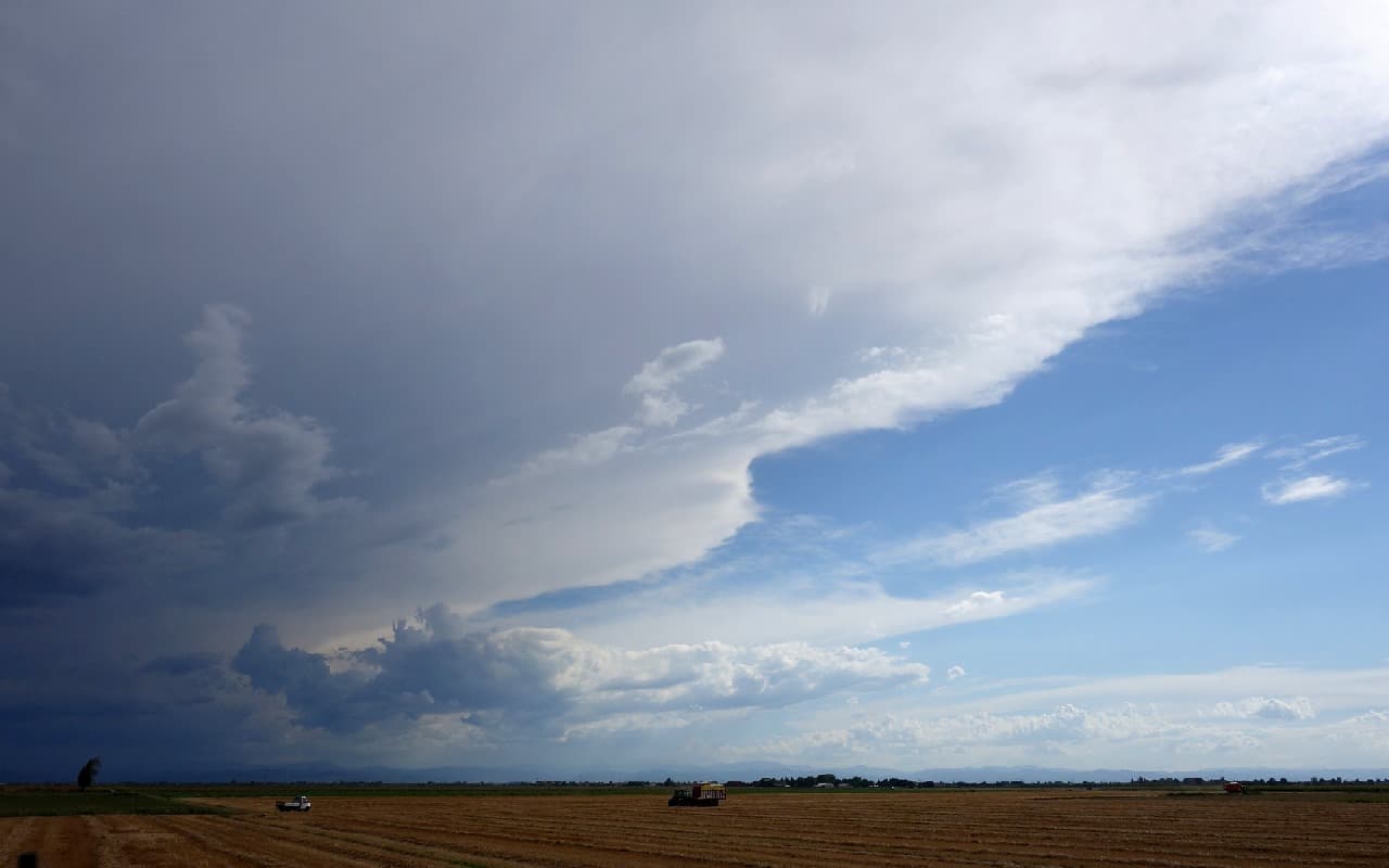 Teils sonnig, teils trüb und im Westen später etwas Schnee